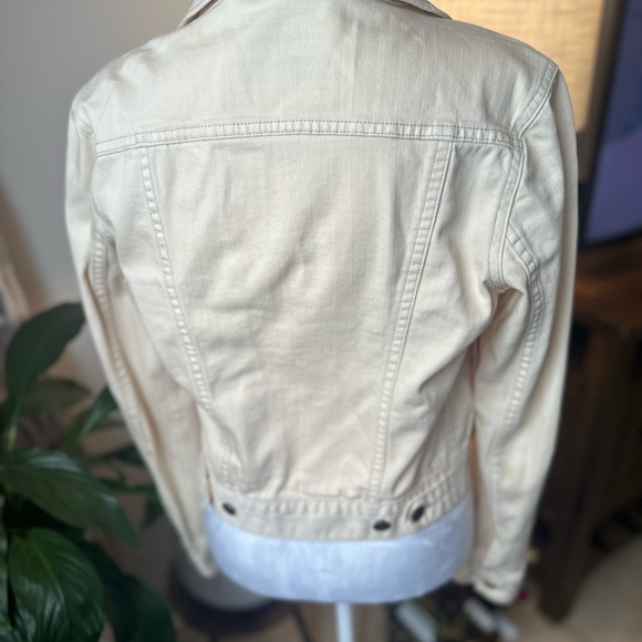 Cream denim Levi’s jacket small - Picture 5 of 5